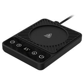 Desktop Electric Mug Warmer Auto Shut Off Timer Setting 6 Temperature Levels Cup Warmer for Milk Tea Cup Heating Plate (Option: CupWarmer Black)