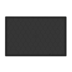 Silicone Under Sink Mat for Cabinet 34x22" Sink Cabinet Protector Mat Kitchen Bathroom Cabinet Liner with Drain Hole Hold Up to 3 Callons Liquid (Option: SiliconeSinkMat Black)