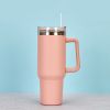 1200ml Stainless Steel Mug Coffee Cup Thermal Travel Car Auto Mugs Thermos 40 Oz Tumbler with Handle Straw Cup Drinkware New In