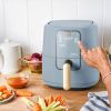 3 Qt Air Fryer with TurboCrisp Technology, Cornflower Blue