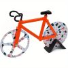 Novelty Bike Pizza Slicer – Durable Stainless Steel Blade & Easy-Clean Design