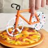 Novelty Bike Pizza Slicer – Durable Stainless Steel Blade & Easy-Clean Design