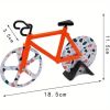 Novelty Bike Pizza Slicer – Durable Stainless Steel Blade & Easy-Clean Design